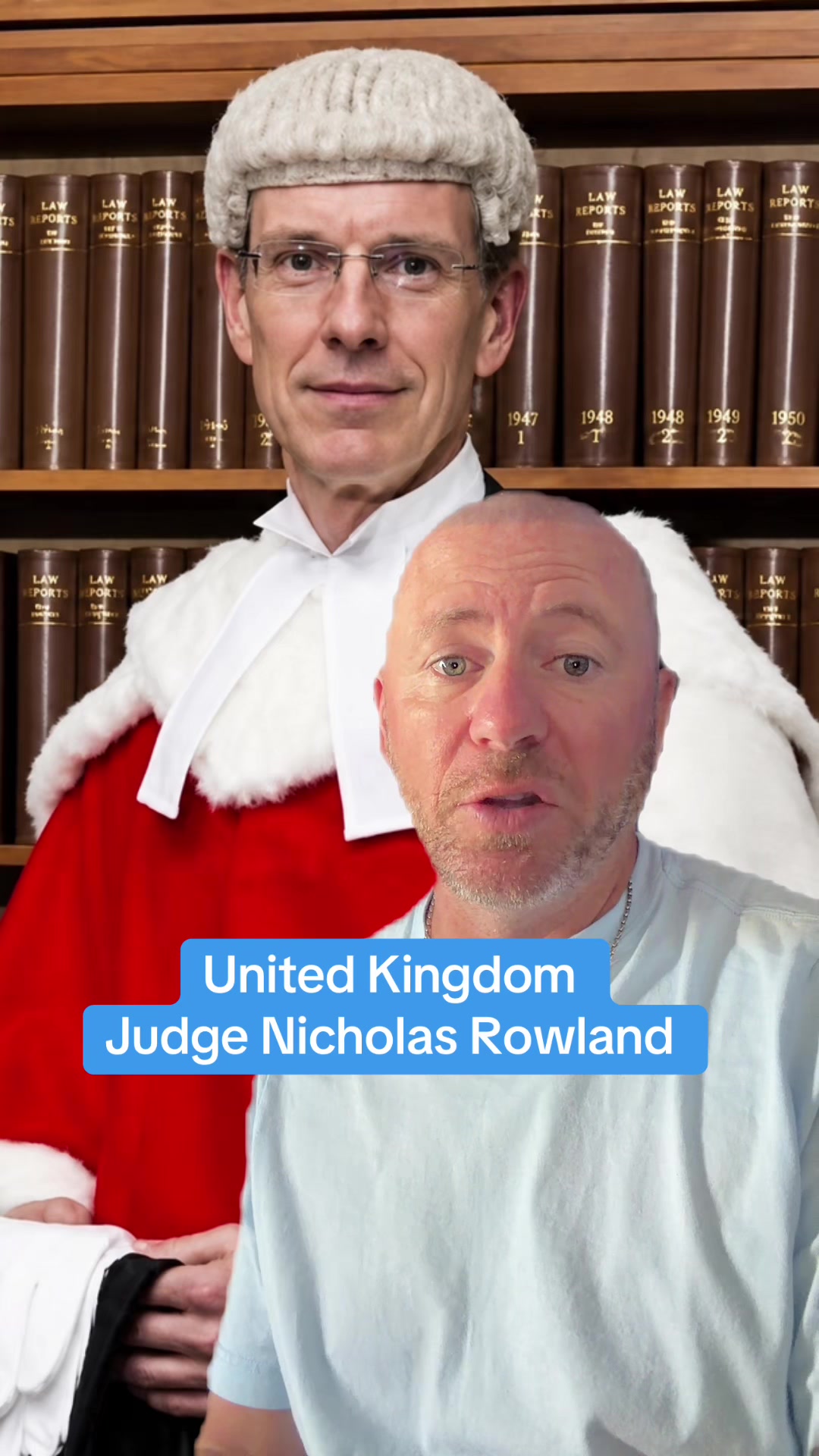 Robert JN TikTok video preview — Justice / United Kingdom / Judge