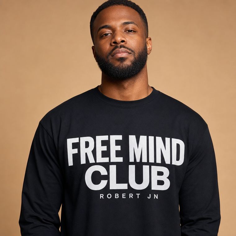 Free Mind Club Long Sleeve centered product photo gallery